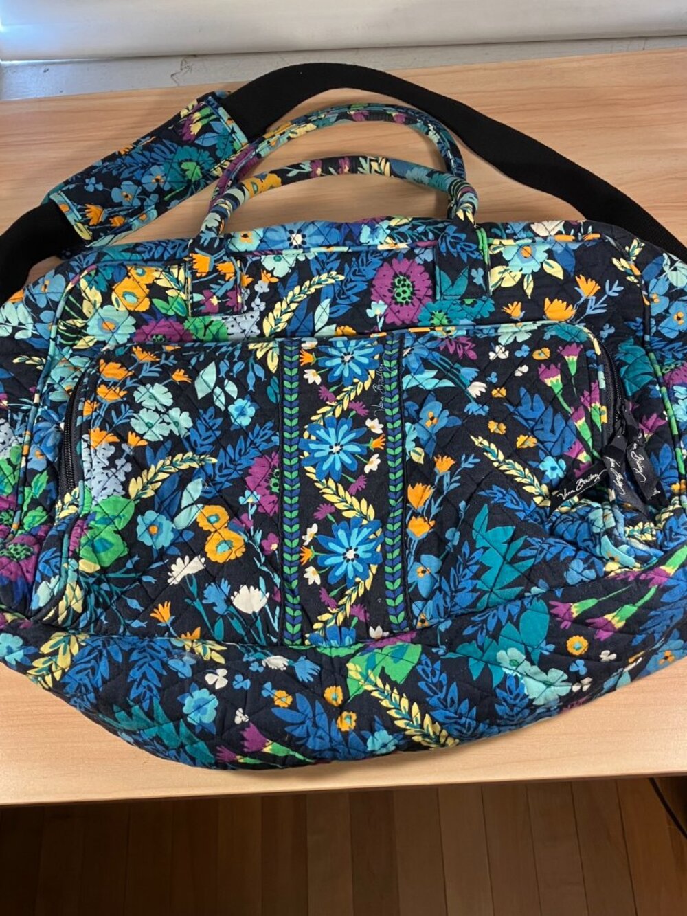 Vera Bradley Floral Weekender - Picture 2 of 10